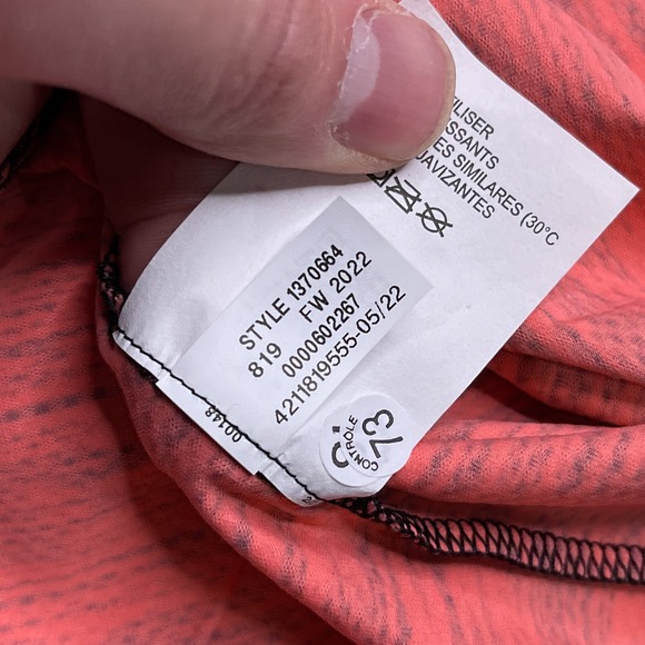 Under Armour Polo Shirt Mens Large Pink Black Heathered Iso Chill Performance - Picture 6 of 11